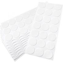 Padukas veltinio klijuojamas apvalus Ø50mm baltas