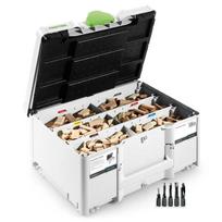 DOMINO buko medienos kaiščių rinkinys FESTOOL DS 4/5/6/8/10 1060 BU 576794