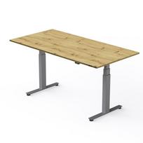 Reguliuojamo aukščio stalas Easy4 pilkos kojos / Ąžuolas Artisan R20315 NW stalviršis 1400x800x25mm