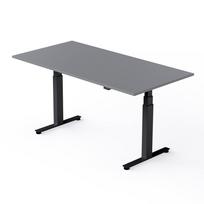 Reguliuojamo aukščio stalas Easy4 juodos kojos / pilkas stalviršis 1200x800x25mm