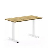 Reguliuojamo aukščio stalas Just2 baltos kojos / Ąžuolas Artisan R20315 NW 1600x800x25mm