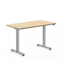 Reguliuojamo aukščio stalas Just2 pilkos kojos / Ąžuolas Lindberg R20021 LN stalviršis 1600x800x25mm
