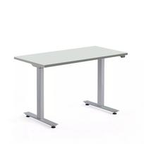 Reguliuojamo aukščio stalas Just2 pilkos kojos / baltas stalviršis 1200x800x25mm