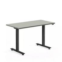 Reguliuojamo aukščio stalas Just2 juodos kojos / pilkas stalviršis 1400x800x25mm
