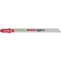 Pjūklelis siaurapjūkliui FESTOOL PLASTICS SOLID MATERIAL HS 75/3 BI/5 204336 5 vnt