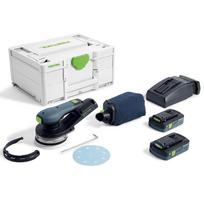 Akumuliatorinis ekscentrinis šlifuoklis FESTOOL ETSC 2 125 4,0 I-Plus 577736
