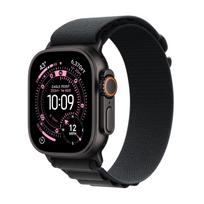 APPLE Apple Watch Ultra 3 (GPS + Cellular) 49 mm Black Titanium Case with Black Alpine Loop, Medium (MF0V4KS/A)