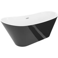 Vonia Mexen Dora, 150 x 75 cm, White/Black + Brushed nickel persipylimas
