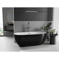 Vonia Mexen Eos, 150 x 75 cm, White/Black + Brushed gun gray persipylimas