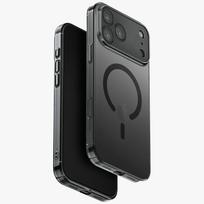 Uniq Airsuit dėklas iPhone 17 Pro Max Magclick įkrovimui - Juodas