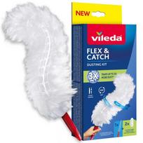 Vileda šluota su trumpa rankena + 2 Flex&Catch pildymo kasetės