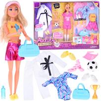 Anlily Lėlė SPORTININKAS Futbolas, gimnastika, bėgimas, taekwondo ZA5696