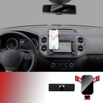 KUNGKIC Automobilinis universalus automobilinis telefono laikiklis, suderinamas su "Volkswagen VW Tiguan 2012-2016" oro ventiliacijos telefono laikikliu Reguliuojamas automobilinis telefono laikiklis, tinkamas 4-6,2 colių telefonui (raudonas)