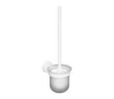 Sapho - Sieninis WC šepetys X-ROUND matinis stiklas/baltas