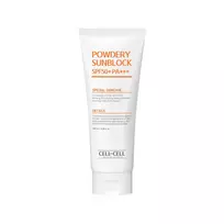 Cell By Cell, Powdery Sunblock, Protecting The Skin Barrier, Sunscreen Cream, For Face, SPF 50+, 100 ml