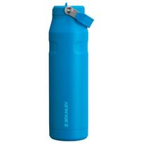 Termoso butelis su šiaudeliu The IceFlow Bottle Flip Straw 2.0 1.06L mėlynas