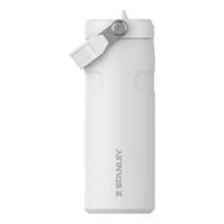 Termosas su šiaudeliu „The IceFlow Bottle Flip Straw 2.0“ 0,47 l, baltas