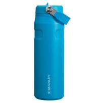 Termosas su šiaudeliu „The IceFlow Bottle Flip Straw 2.0“ 0,71 l, mėlynas
