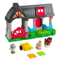 Žaislas arklidė Fisher-Price Little People™ Friendly Horses Stable HWR84