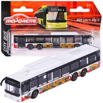 Miesto autobusas Majorette Man Lion's City C, baltas