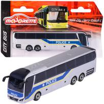 Policijos autobusas Majorette Man Lion's City C, pilkas