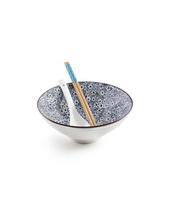 Rinkinys ramenui IBILI HAKATA, gėlėtas vidus, ø21,5 x 9,5 cm