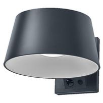 Sieninis LED lauko šviestuvas OSRAM ENDURA SOLAR BRELLA įkr. saule IP54 10W 3000K 1000lm su davikliu