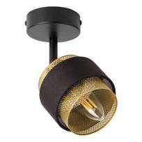 Taškinis šviestuvas OSRAM SPOT HORNET 1xE14 su lemp 2,8W 2700K 250lm  juodos/aukso sp Ø10x14,5cm