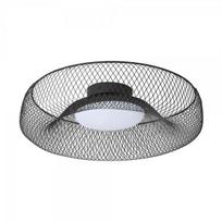 Lubinis LED šviestuvas OSRAM MESH CEILING, 18,5W 3000K 1930lm, plienas/medis, Ø30x11cm