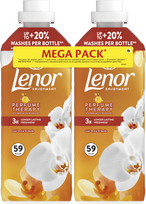 Skalbinių minkštiklis LENOR Gold Orchid & Vanilla, 47 skalbimai, 987ml x 2 vnt