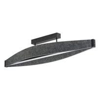 Lubinis LED šviestuvas OSRAM FLAT FELT 23W 3000K 2400lm pilkas veltinis/aliuminis 100x21cm