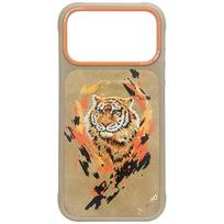 Nimmy Tiger MagSafe dėklas iPhone 17 Pro Max - šviesiai rudas