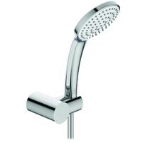 Ideal Standard IdealRain Sof 100 mm 1 funkcijos dušo komplektas su metaline lanksčia žarna 1250 mm, chromas B9451AA