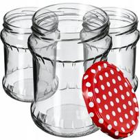 Stiklainiai su hermetiniais dangteliais Fi82, 500 ml, 16 vnt.