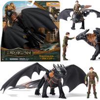 Figūrėlių rinkinys Spin Master How to train your dragon Toothless & Hiccup, 33 cm
