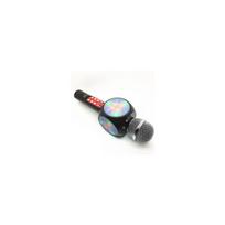 Karaoke bluetooth mikrofonas su LED apšvietimu - juodas