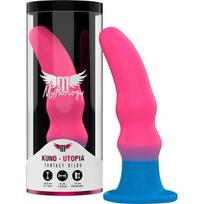 Analinis dildo Mythology Kuno Utopia M, rožinis/mėlynas