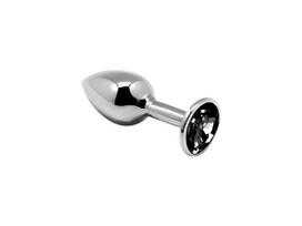 Analinis kaištis Alive Mini Metal Butt Plug S, juodos spalvos