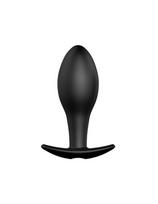 Analinis kaištis Pretty Bottom Pretty Love Silicone Anal Plug, juodas