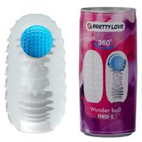 Masturbatorius Pretty Love Wonder Ball, baltas