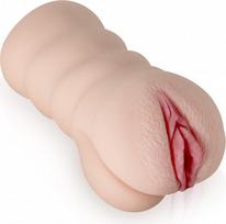 Masturbatorius Real Body Teen Vagina, smėlio spalvos
