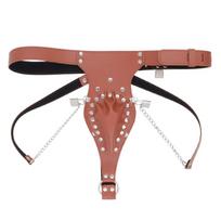 Penio narvas Chastity Belt, rudas