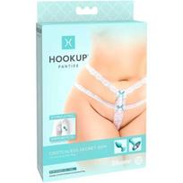 Seksualūs apatiniai Crotchless secret gem XL-XXL, baltos