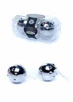 Vaginaliniai kamuoliukai Boss Of Toys Duo Balls, sidabriniai