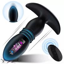 Vibratorius - analinis kištukas su nuotolinio valdymo pulteliu