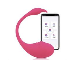 Vibratorius Kegel su programos valdymu, rožinis