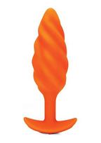 b-Vibe vibruojantis analinis kaištis Swirl Texture Plug