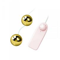 Vibruojantys kamuoliukai Boss Of Toys Baile Golden Ball, auksiniai