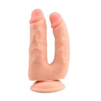 Dvigubas falo imitatorius Bromeo N3, 18 cm
