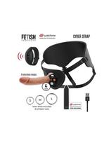 Nuotolinio valdymo diržas ir vibracinis penis Cyber Strap